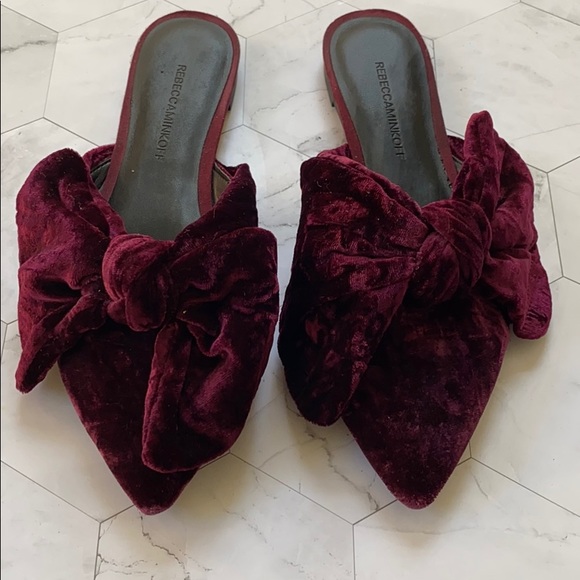 Rebecca Minkoff Bow Slides - Picture 2 of 3